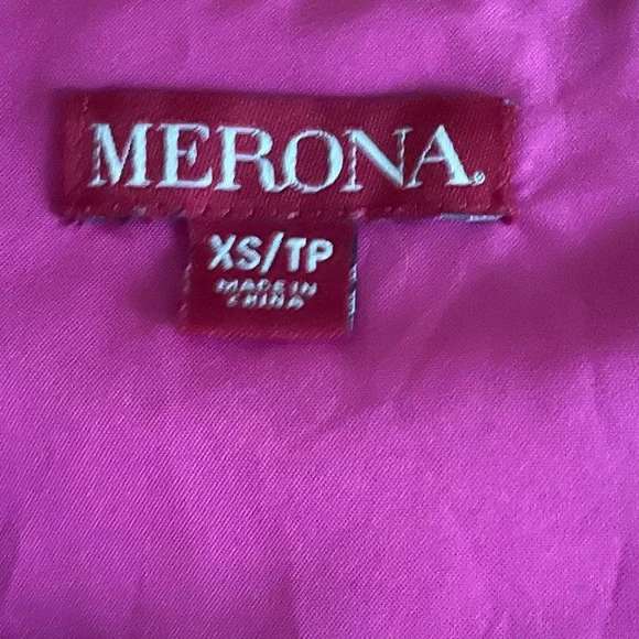 Color block sleeveless belted a line dress XS cinch waist maxi - Picture 4 of 4